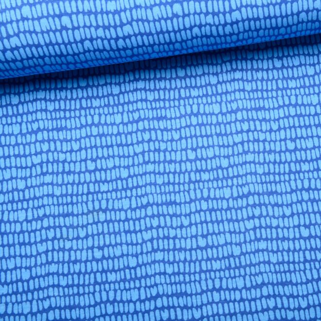 Kuschelsweat „Pinselstriche“ blau
