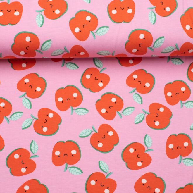 Happy Apple Jersey pink