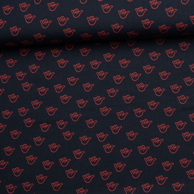 Hang Loose Jersey schwarz/orange