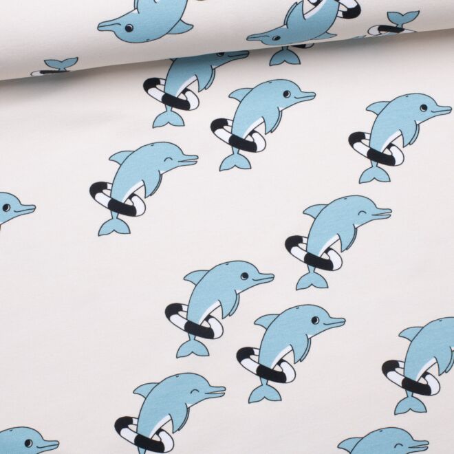 Bio French Terry Dolphins weiß