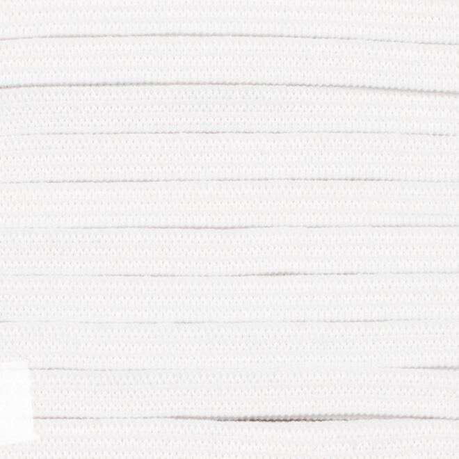 5mm Gummiband weiß (3m Karte)