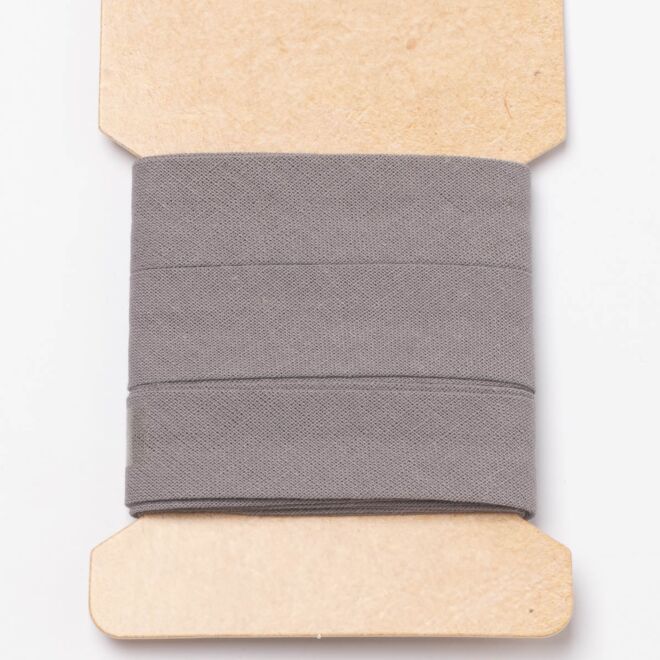 3m Baumwoll-Schrägband (20mm) grau