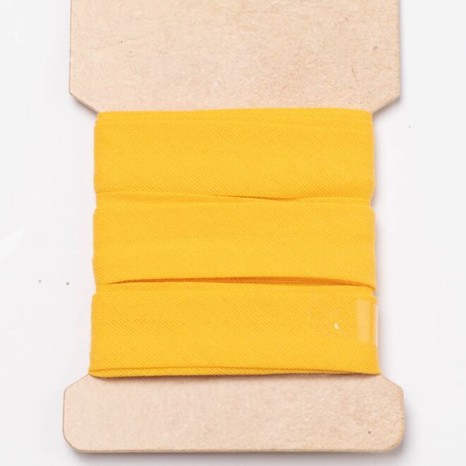 3m Baumwoll-Schrägband (20mm) maisgelb