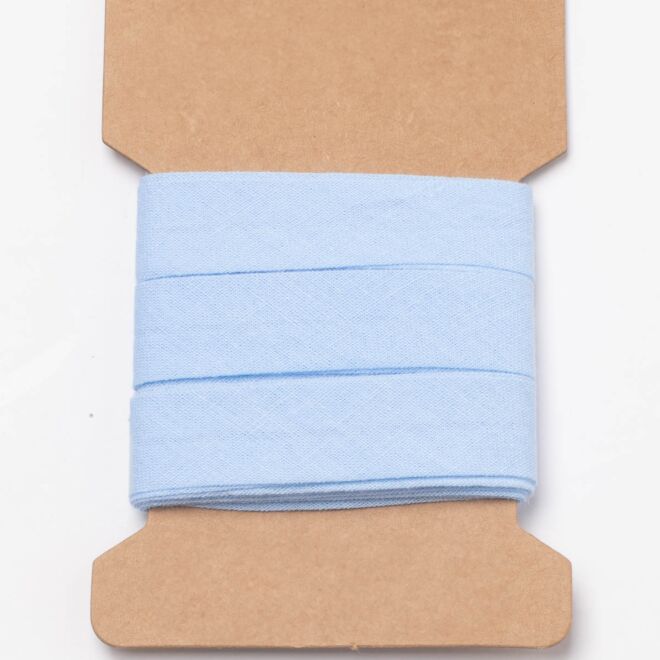 3m Baumwoll-Schrägband (20mm) babyblau