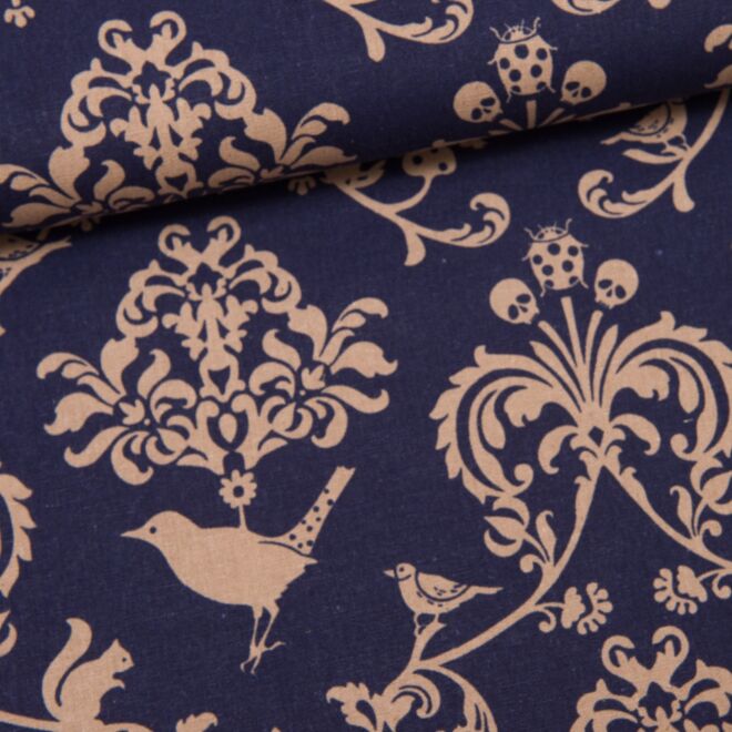 ECHINO Classic Animals blau Canvas