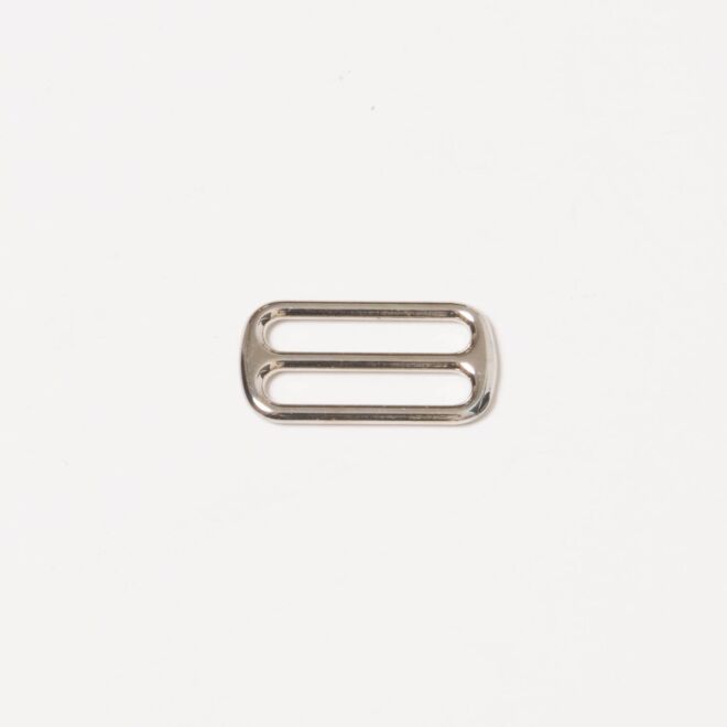 25mm Schieber rund "Premium" silber