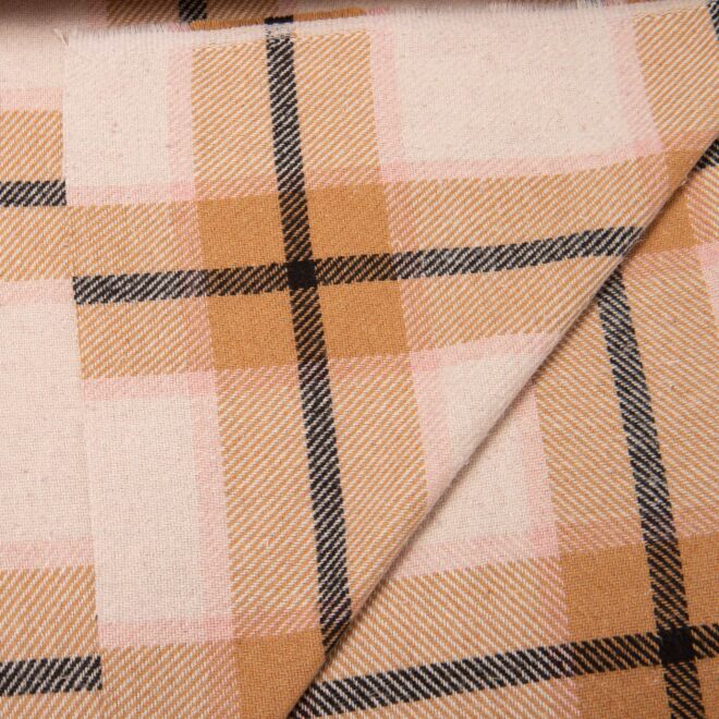 Karomuster braun/rosa