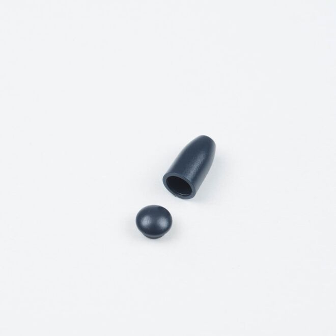 3mm Kordelende Kegel 2-teilig dunkelblau 