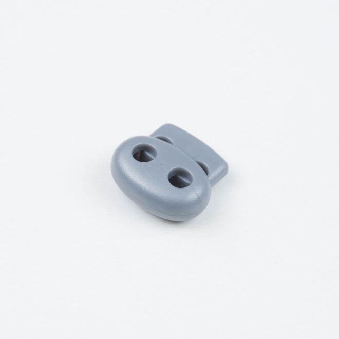 5mm Kordelstopper Duo grau