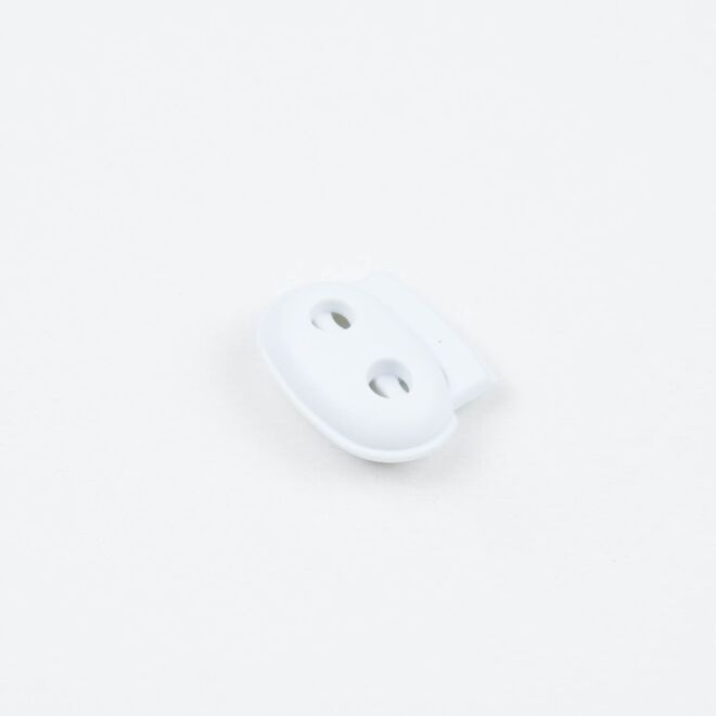 5mm Kordelstopper Duo weiß