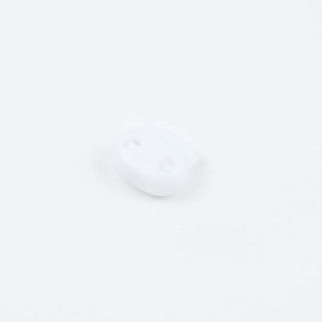4mm Kordelstopper Duo weiß