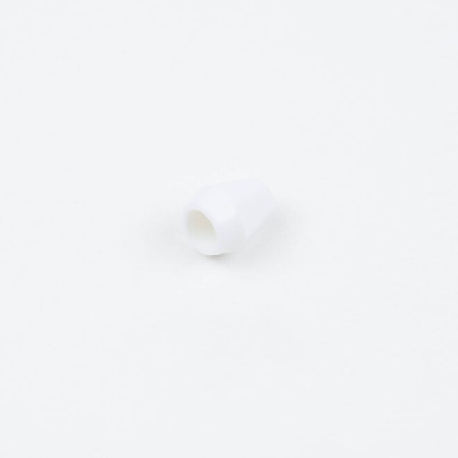 4mm Kordelende Kegel weiß