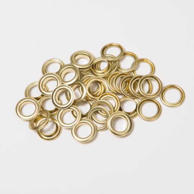 BabySnap Ösen mit Scheiben 11mm gold