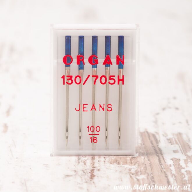 Stoffschwesters Organ Jeans Nadeln 100