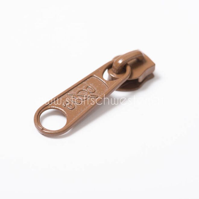 5mm Non-Lock Schieber mittelbraun (3 Stück)