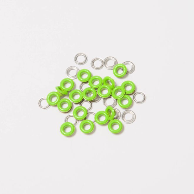 BabySnap Ösen mit Scheiben 5mm grün