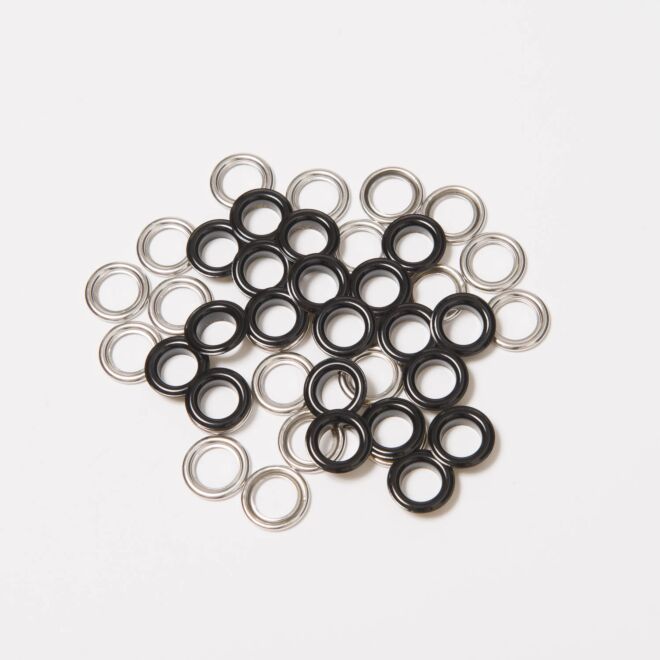 BabySnap Ösen mit Scheiben 11mm schwarz