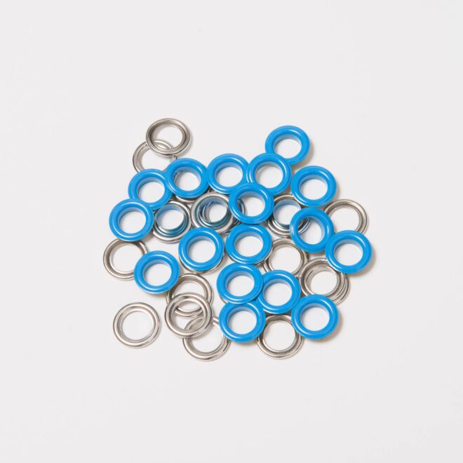 BabySnap Ösen mit Scheiben 11mm blau