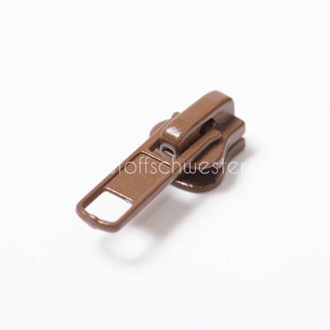 5mm PROFIL Automatik-Schieber mittelbraun (3 Stück)