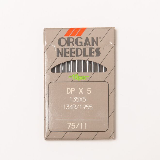 Organ Rundkolbennadeln Standard 75, System 134 R / DPx5 / 135x5