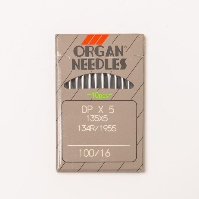 Organ Rundkolbennadeln Standard 100, System 134 R / DPx5 / 135x5