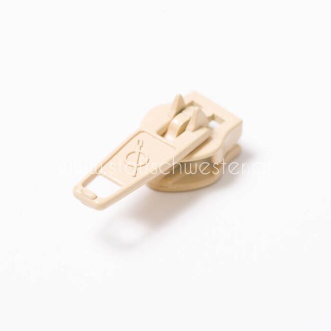 5mm Pin-Lock Schieber hellbeige (3 Stück)
