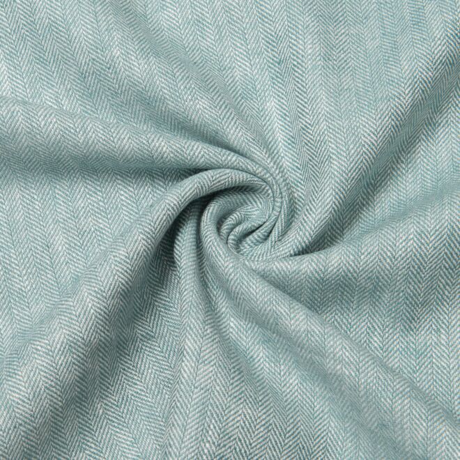 Baumwoll-Leinen-Twill "Maritim" Fischgrät altgrün