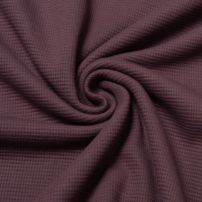 Waffel-Strickjersey mauve