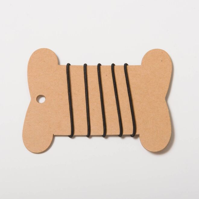 1,5mm Elastikkordel schwarz