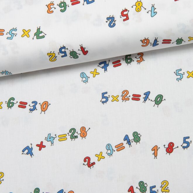 Baumwollwebware Bunte Mathematik