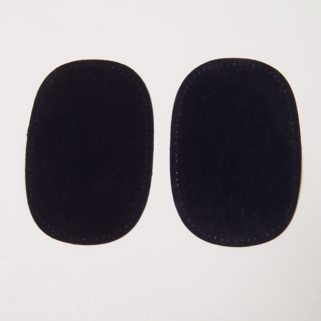 Alcantara Imitat Flicken dunkelblau