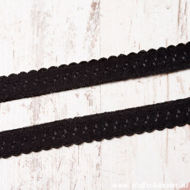 Stoffschwester Wäschegummi schwarz