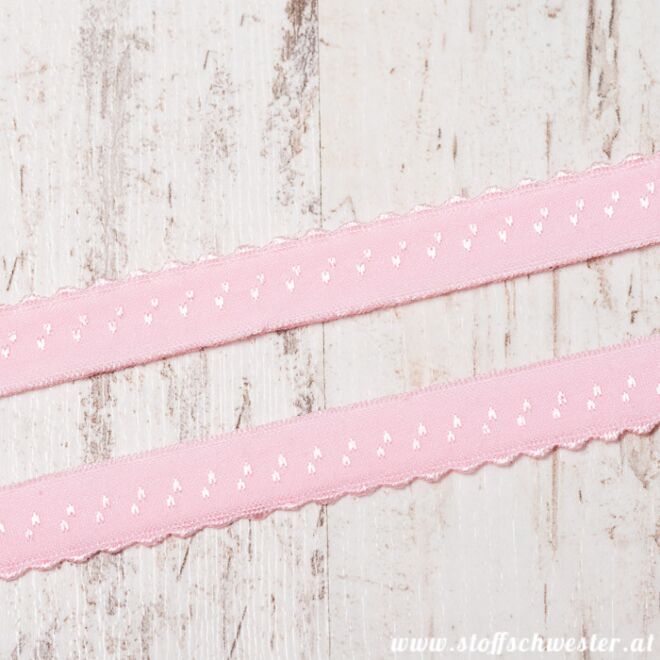 Stoffschwester Wäschegummi rosa