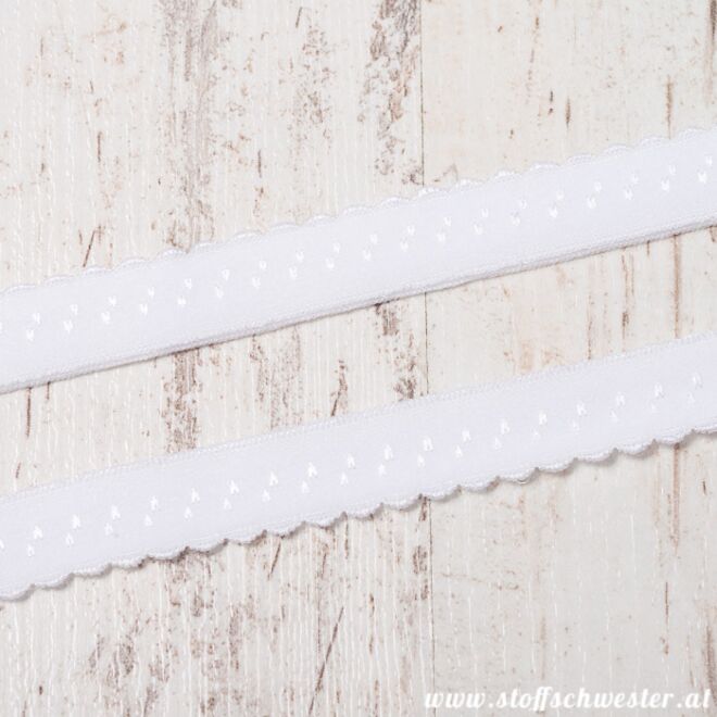 Stoffschwester Wäschegummi weiß