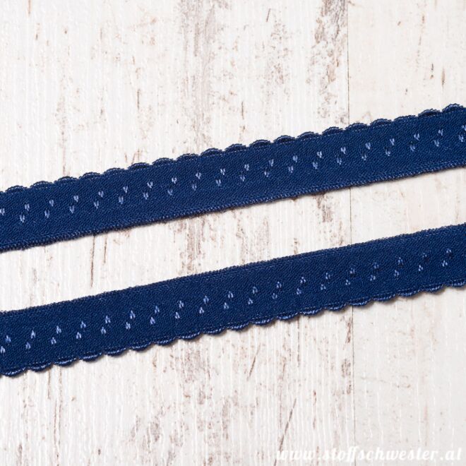 Stoffschwester Wäschegummi dunkelblau