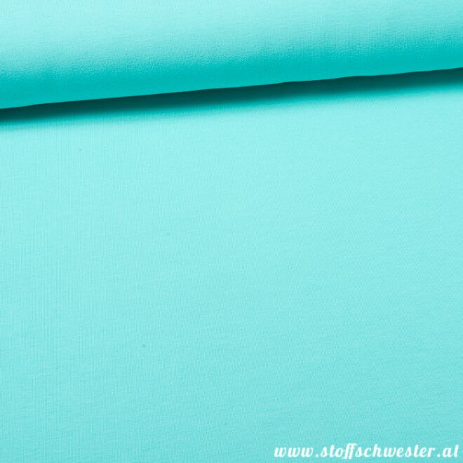Kuscheljersey mint, ein Jerseysweat