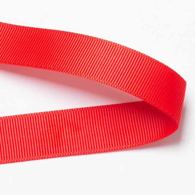 19mm Ripsband rot