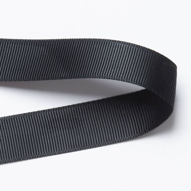 19mm Ripsband schwarz