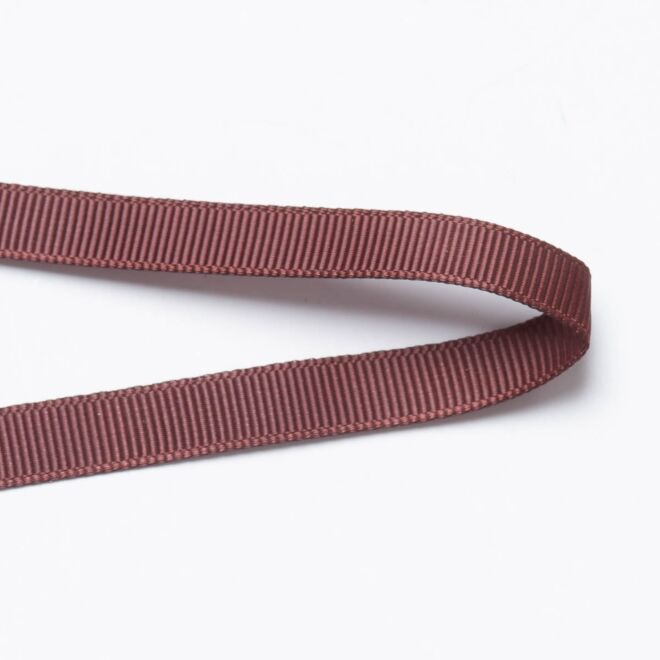 9mm Ripsband dunkelbraun