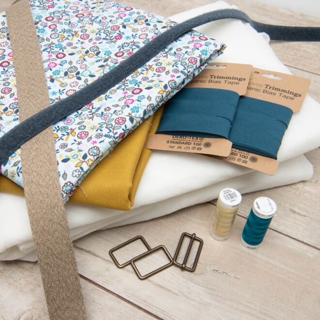 Picknickdecke N&auml;hpaket "Fantasy Millefleur"