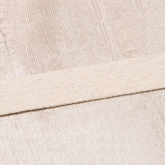 20mm Gurtband "Bonnie" Uni creme meliert