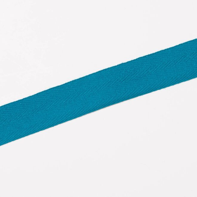20mm Baumwollköperband petrol