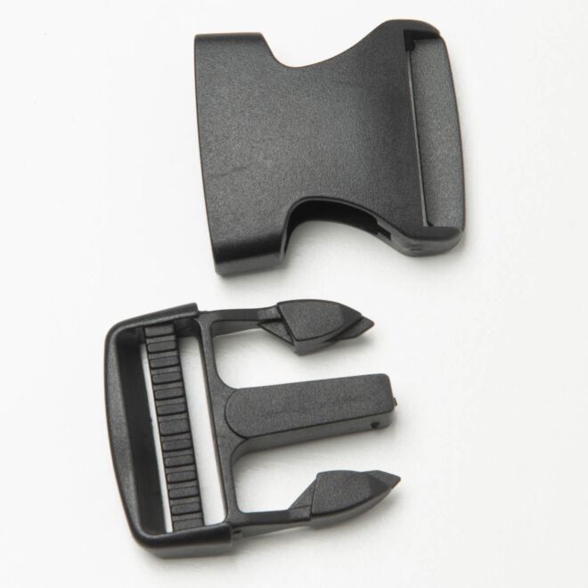 38mm Steckschnalle schwarz