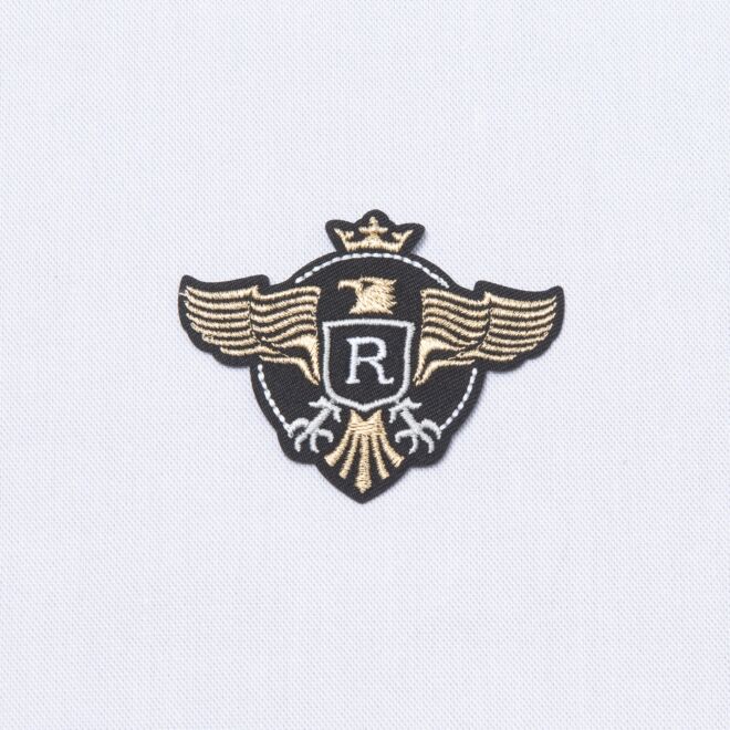 ** Aufbügler "Adler R" schwarz/gold