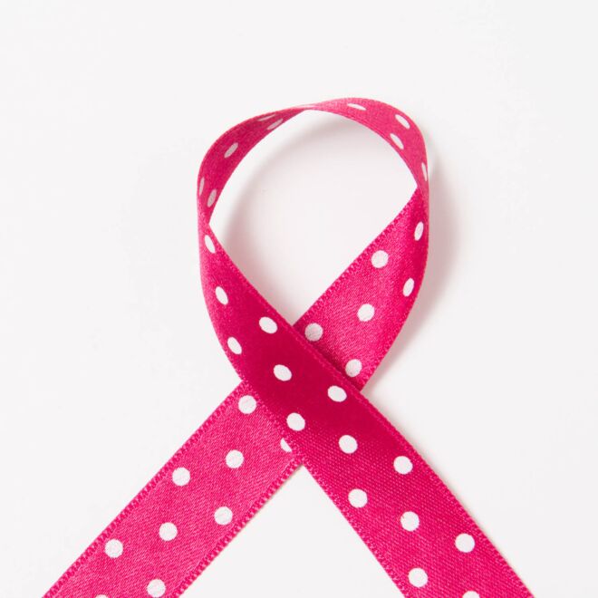 15mm Satinband Dots magenta