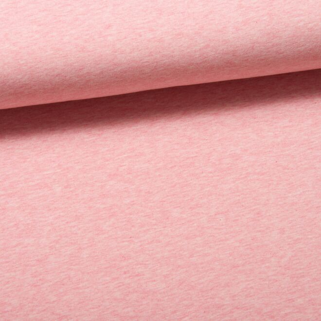 Sommersweat meliert - rosa