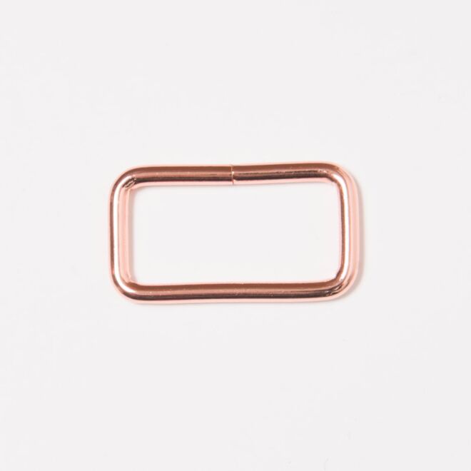 32mm Vierkantring rosegold