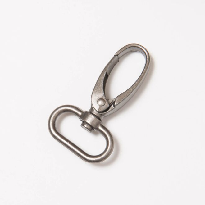 25mm Karabinerhaken "Style" altsilber