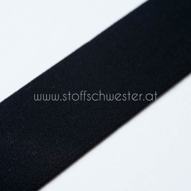 4cm Gummiband schwarz