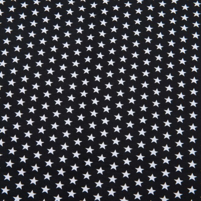 Jersey "Small Stars" schwarz (70cm)